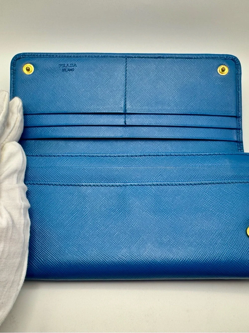 Prada sleek wallet